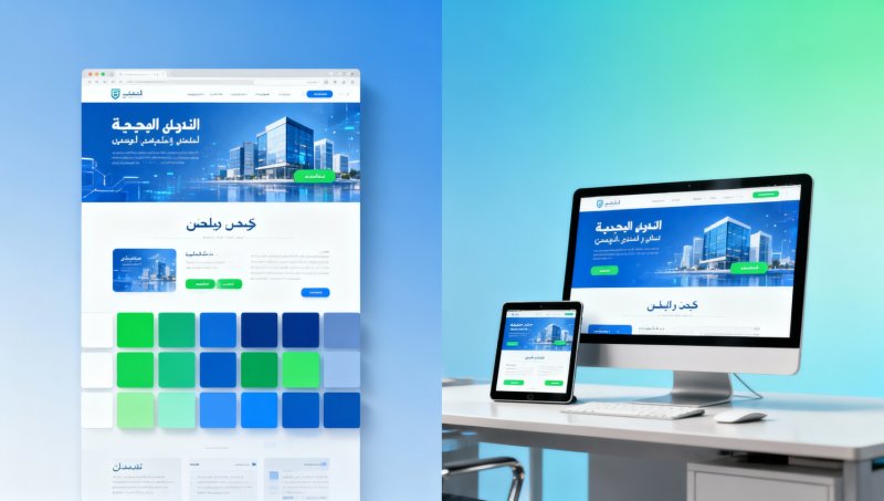 كيفية اختيار الألوان والتخطيط في تصميم المواقع باللغة العربية