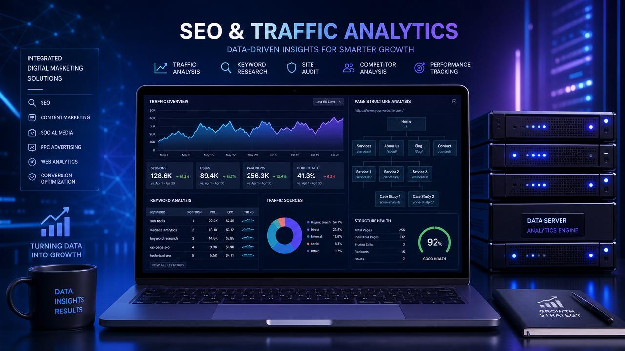 هل يمكن لتحليل SEO في أدوات مشرفي المواقع كشف أسباب انخفاض الزيارات