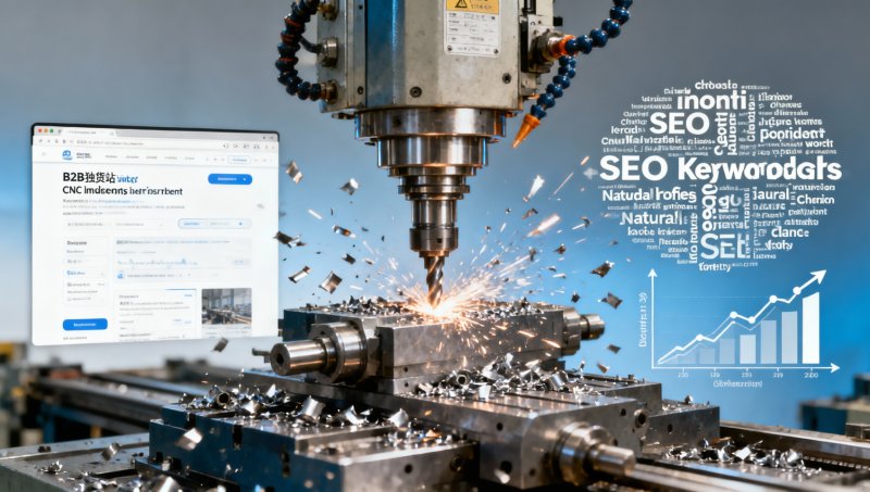 تسويق التجارة الخارجية للمصانع: دورة الانتقال لطلبات B2B من Google Ads إلى الزيارات الطبيعية