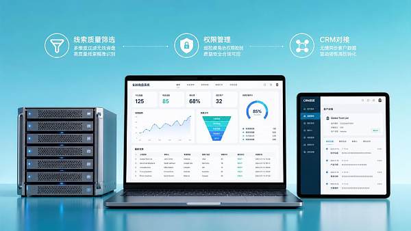 B2B询盘系统怎么选?线索质量、权限管理和CRM对接是关键 B2B询盘系统怎么选?线索质量、权限管理和CRM对接是关键