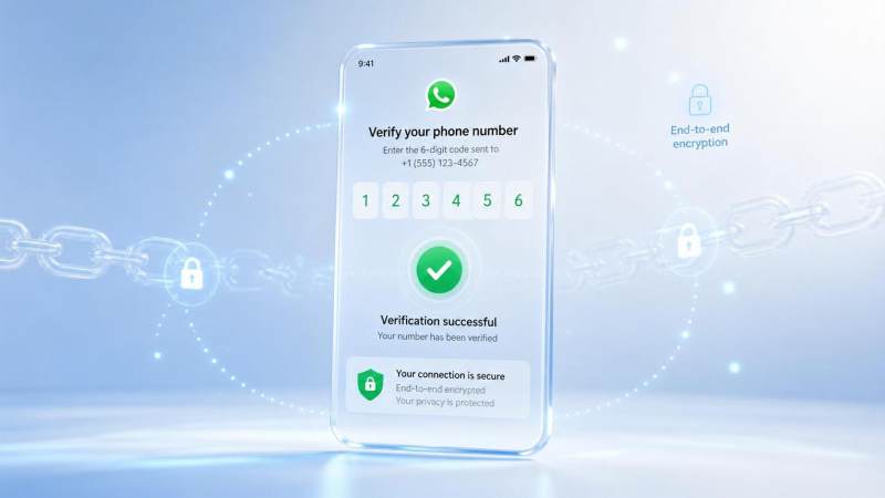 دليل التحقق من أمان WhatsApp