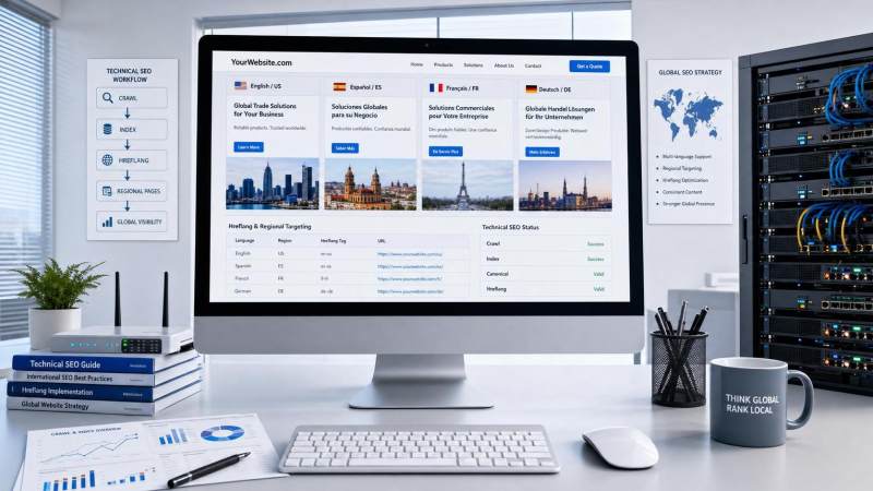 ما الذي يجب القيام به لتحسين SEO التقني للمواقع متعددة اللغات؟ من الزحف والفهرسة إلى إدارة النسخ الإقليمية