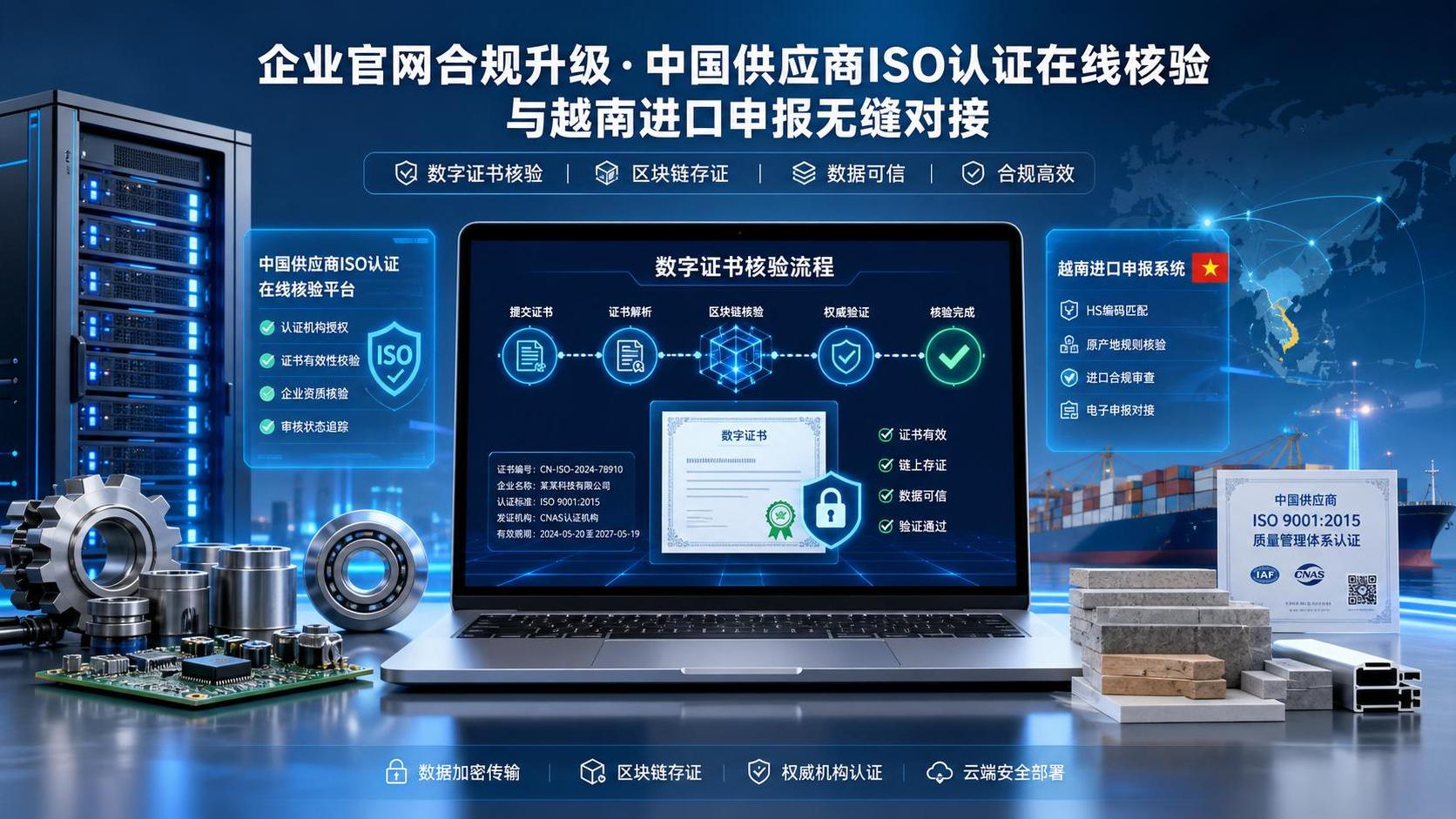 فيتنام تطلب من المستوردين التحقق من شهادة ISO للموردين الصينيين