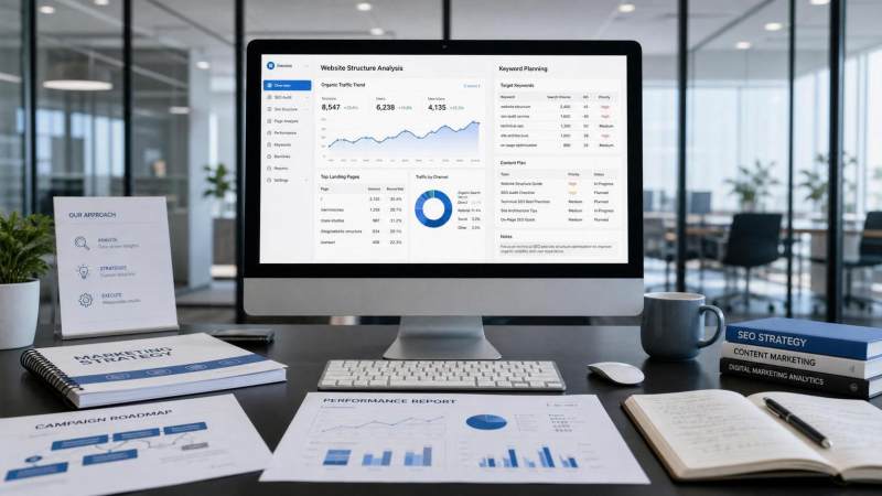 كيف تختار مزود خدمات تحسين Google SEO？ انظر أولاً إلى شفافية الاستراتيجية、وجودة الحالات العملية وعمق التنفيذ