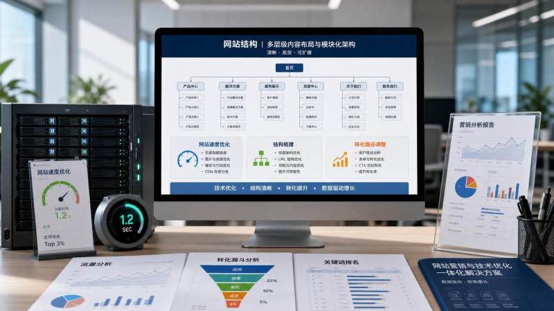 كيف تُحسّن بعد إنشاء موقع ذكي？ هل تبدأ بالسرعة、البنية أم تعديل مسار التحويل