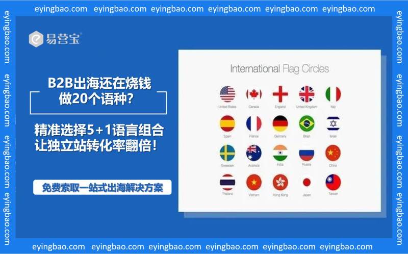 Règle d'or 5+1 langues : Votre site Web d'exportation a-t-il vraiment besoin de 20 langues ?
