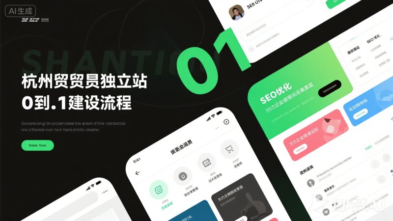 Guide de construction de site web indépendant pour le commerce extérieur de Hangzhou : analyse complète du processus de 0 à 1