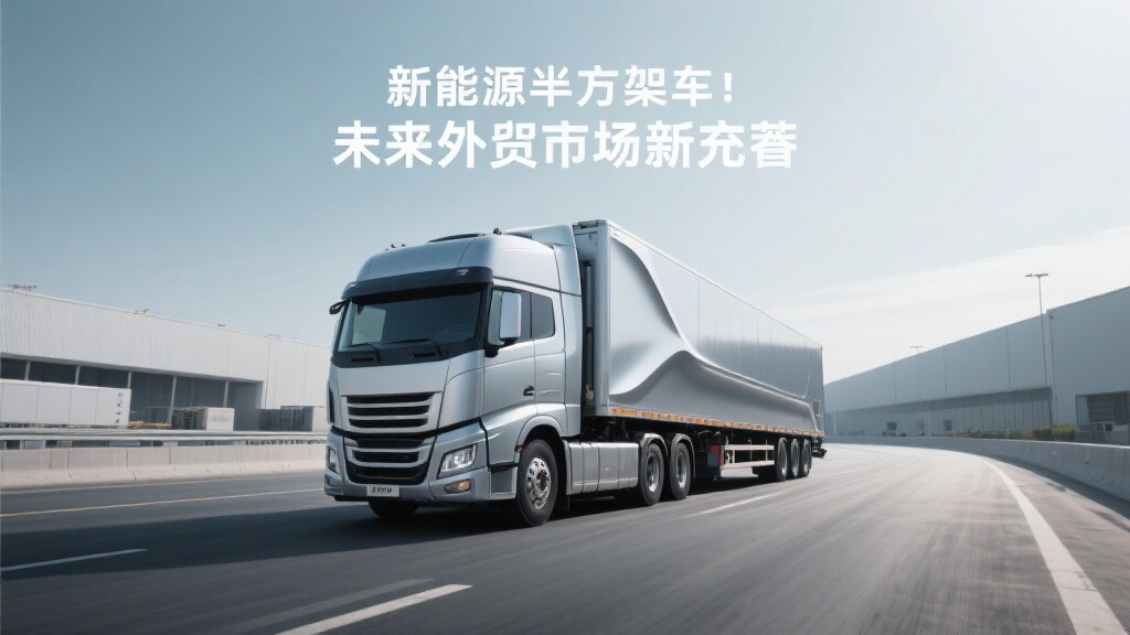 Véhicules semi-remorques à énergie nouvelle : Le nouveau favori du marché du commerce extérieur