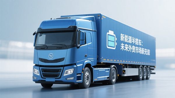 Véhicules semi-remorques à énergie nouvelle : Le nouveau favori du marché du commerce extérieur