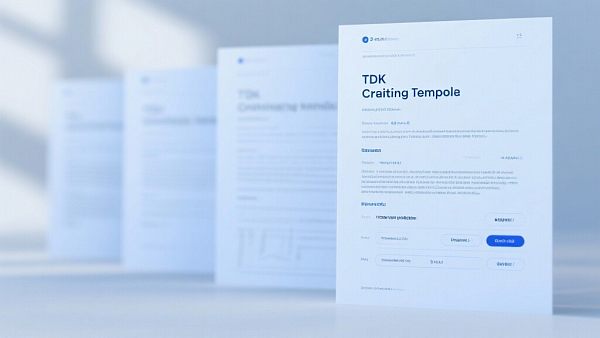 Le TDK du site web n'est pas bien rédigé ? Gardez ce modèle précieusement !