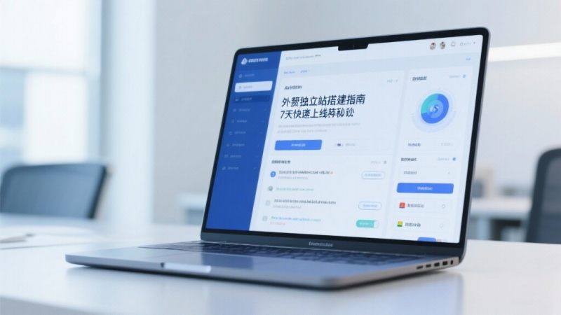 Guide pour la création rapide d'un site indépendant de commerce extérieur : Mise en ligne en 7 jours