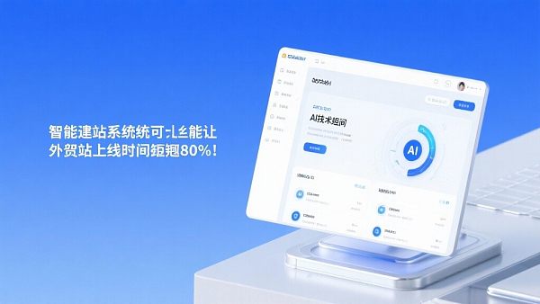 Le système de création de site intelligent réduit le temps de mise en ligne des sites de commerce extérieur de 80% !