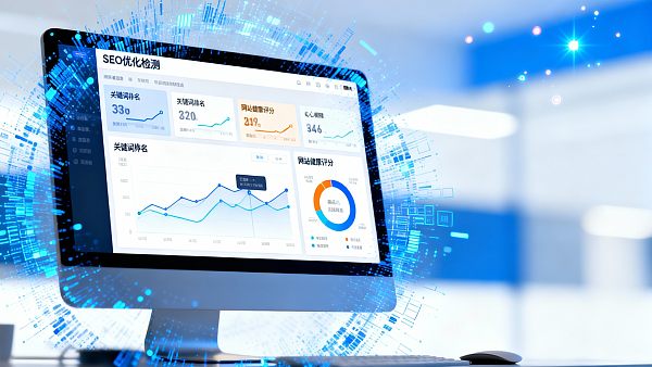 Service intelligent de détection et d'optimisation SEO pour sites web, découvrez 20 problèmes affectant le classement en 1 minute