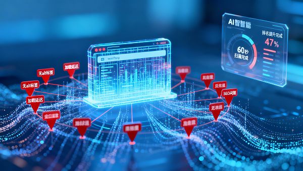 Service intelligent de détection et d'optimisation SEO pour sites web, découvrez 20 problèmes affectant le classement en 1 minute