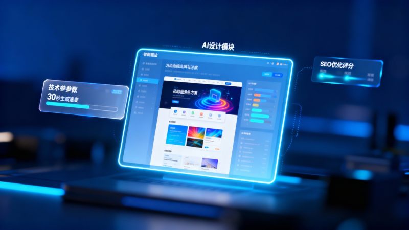 Dernières actualités de la plateforme de création de sites intelligents : Test en direct de la nouvelle fonctionnalité de conception AI d'Yingxiao Bao