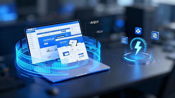 Dernières actualités de la plateforme de création de sites intelligents : Test en direct de la nouvelle fonctionnalité de conception AI d'Yingxiao Bao