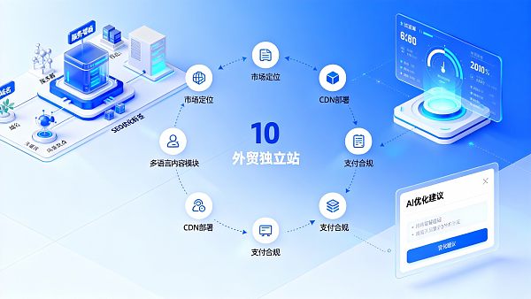 Comment créer un site web indépendant pour le commerce extérieur ? 10 étapes pratiques et liste des pièges à éviter