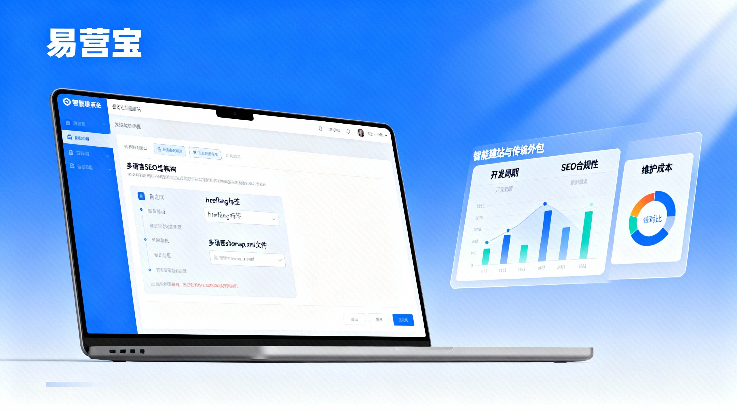 Comment fonctionne la création de site web intelligent Yiyingbao et quelle est la différence avec les solutions traditionnelles d'externalisation en termes de structure SEO multilingue ?