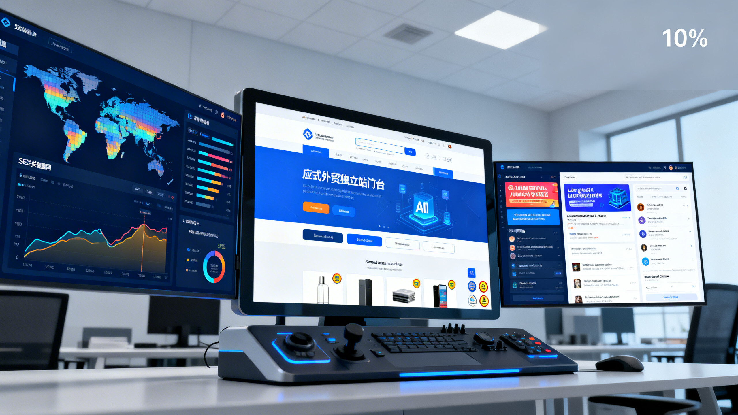 Les entreprises de commerce extérieur doivent-elles choisir un site web intelligent ou un développement sur mesure ? Analyse sous trois angles : coût, délai et efficacité SEO
