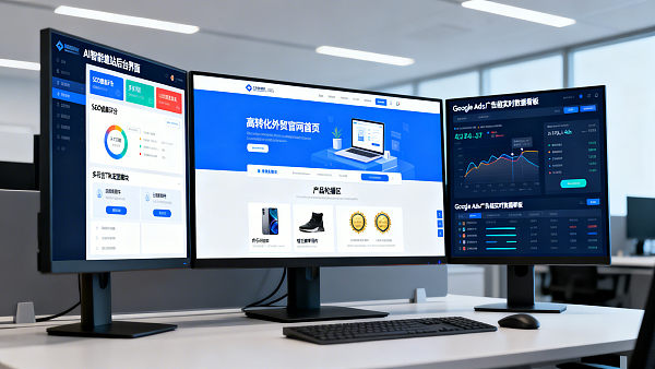 Combien coûte la création d'un site web pour le commerce extérieur ? Solution de création de site intelligent incluant l'optimisation SEO la première année + configuration de base Google Ads