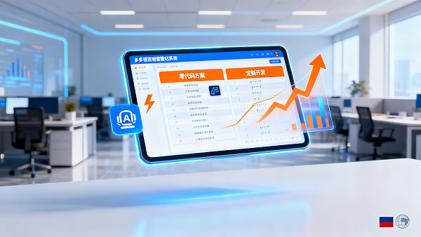 Comment créer un site web multilingue ? Solution sans code vs développement sur mesure : tableau de calcul TCO