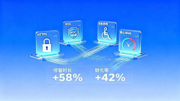 Quelles sont les garanties techniques fondamentales requises pour un site web d'entreprise ? 4 capacités de base non négociables en 2026 : HTTPS, validation W3C, accessibilité sans obstacle, conformité aux indicateurs Web Core