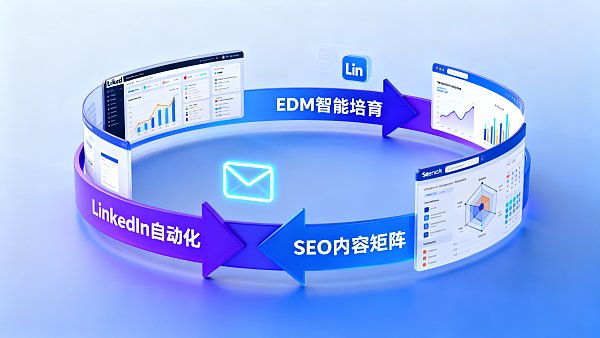 Comment un site de commerce extérieur indépendant peut-il attirer des clients ? La nouvelle voie d'acquisition de clients B2B en 2026 : LinkedIn automatisé + EDM + matrice de contenu SEO en 3 étapes fermées