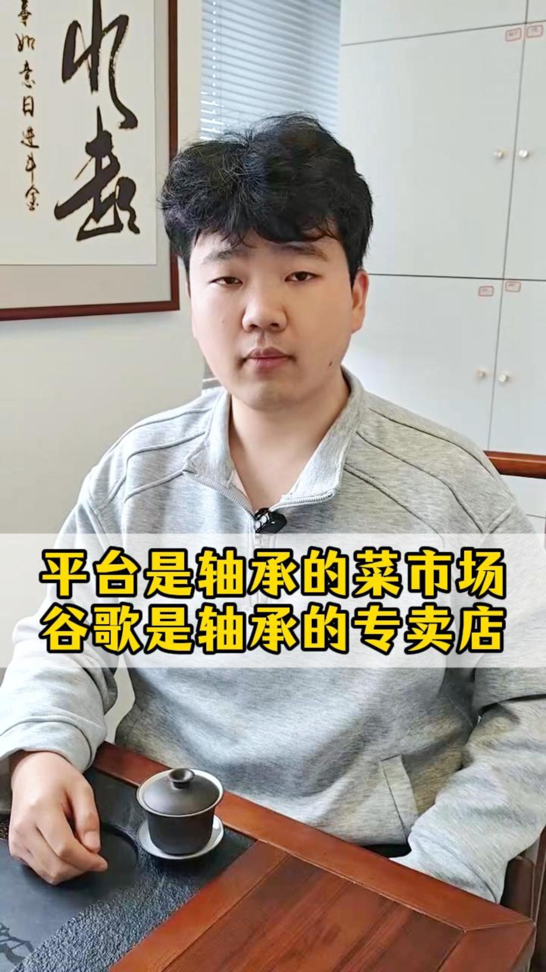 平台是轴承的菜市场，谷歌是轴承的专卖店