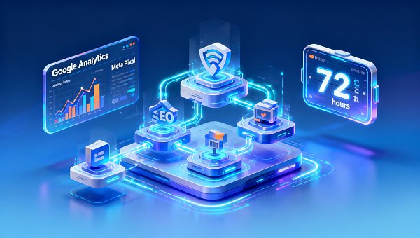 Enregistrement complet des opérations pratiques de construction de site Web par Yi Ying Bao : du lien de domaine à la conversion des premières commandes, une liste d'évitement des pièges pour les débutants en 72 heures 【Construction de site Web & SEO】