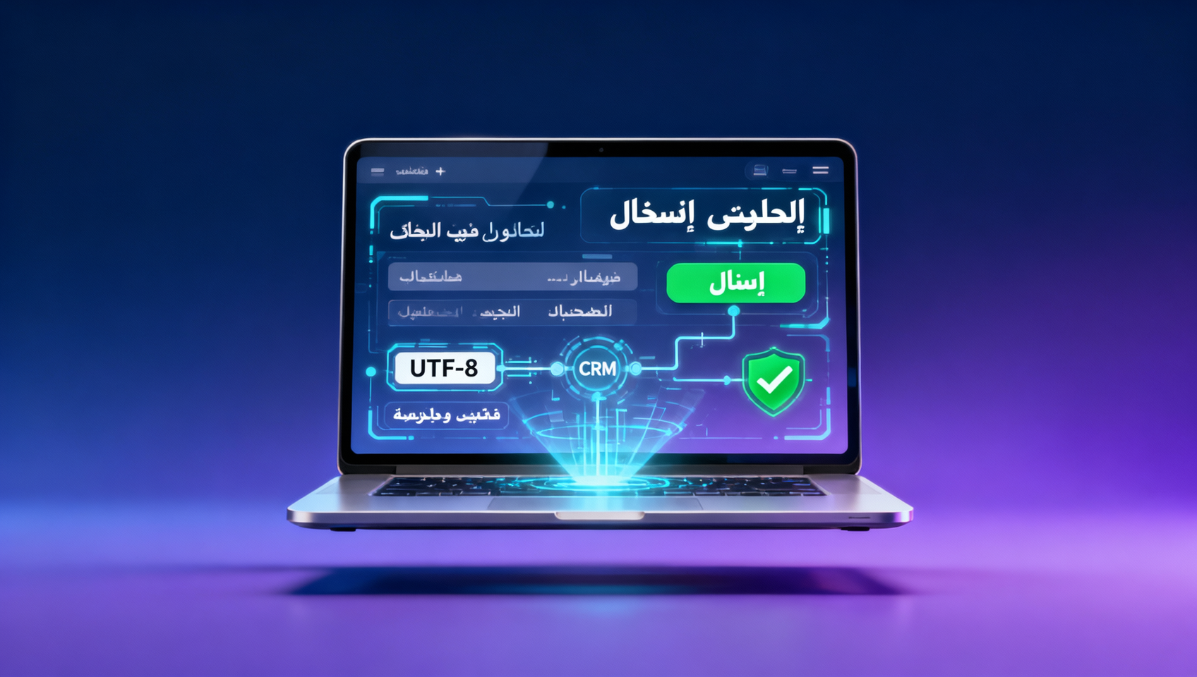 Comment choisir la conception d'un site web en arabe ? Vérifiez si les caractères arabes des formulaires soumis peuvent être transmis intégralement au système CRM