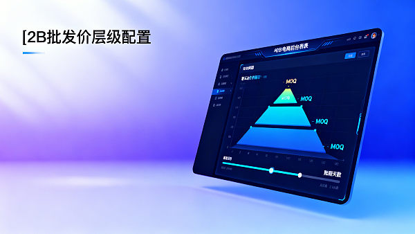 Eyingbao 电商独立站建设是否支持B2B批发价层级？不同采购量对应阶梯价格、MOQ门槛、账期设置的后台配置逻辑