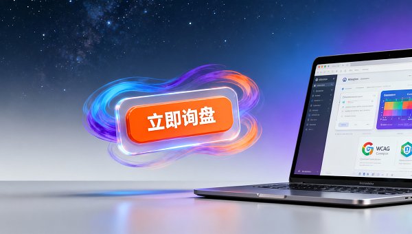 网站设计模板号称‘一键换色’，但主色调改完后按钮文字反而看不见了