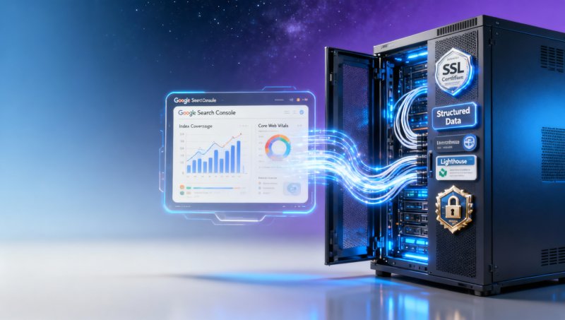 Dans le devis de services d'optimisation SEO Google, combien d'actions vérifiables sont spécifiquement incluses dans l'item 'SEO technique' ?