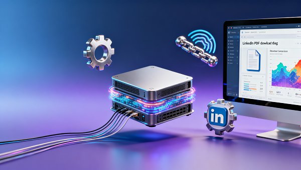 LinkedIn企业营销发布PDF文档链接，打开率比图文帖低68%，但下载转化率高3倍