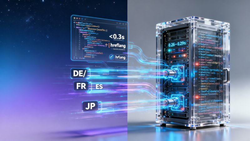 Quel est le meilleur support multilingue pour la construction de sites web ? Test réel du délai de chargement des pages et du taux de précision de la génération automatique des balises meta lors du basculement allemand/français/espagnol/japonais