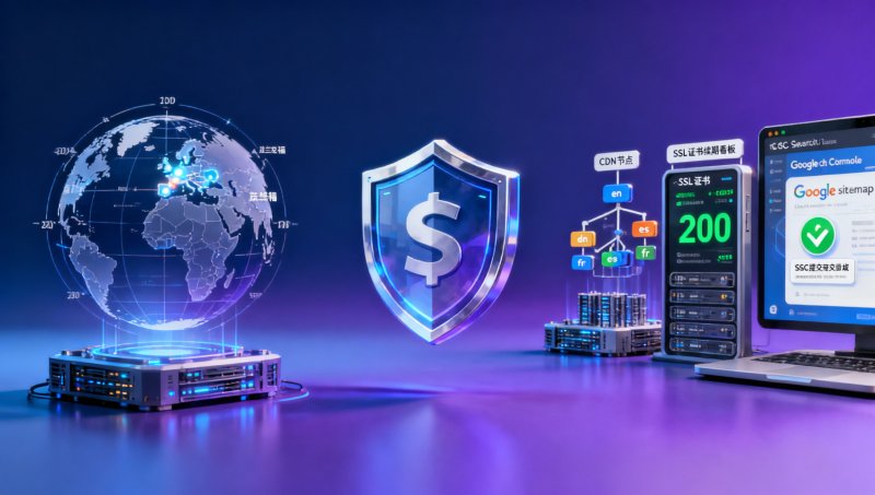 3 responsabilités cachées non mentionnées dans le contrat de construction de site Web transfrontalier : propriété des nœuds CDN, entité de renouvellement du certificat SSL, enregistrement de soumission du sitemap multilingue