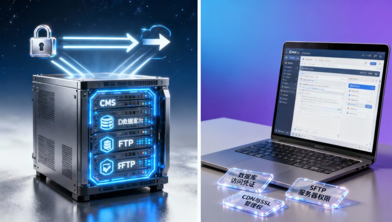 Une fois que l'agence de conception de sites web a livré le code source, les autorisations du backend CMS, l'accès à la base de données et les comptes FTP sont-ils transférés ensemble ? Les éléments fréquemment omis dans la liste de livraison