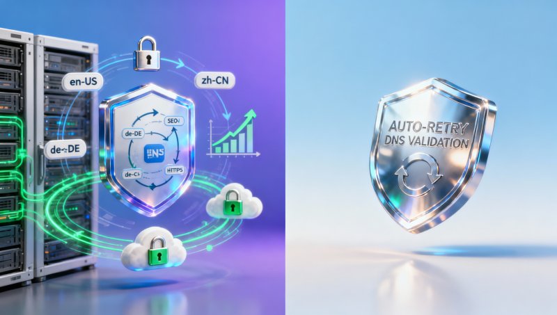 Le certificat SSL a échoué à se renouveler automatiquement 7 jours avant l'expiration ? La plupart des fournisseurs de services n'ont pas activé la fonctionnalité de 'réessai automatique de validation DNS'