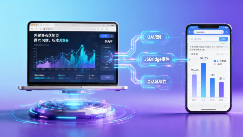 Outils de surveillance du trafic du site de type erroné, empêchant l'identification des taux de rebond réels des navigateurs intégrés à WeChat