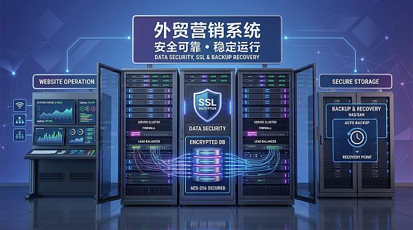 外贸营销系统数据安全吗？看这几点