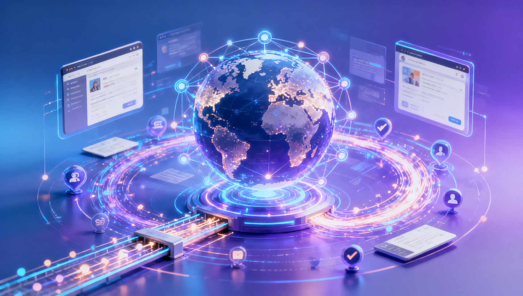Quelles sont les compétences clés incluses dans les services de marketing digital mondial d'Easymarketing ?