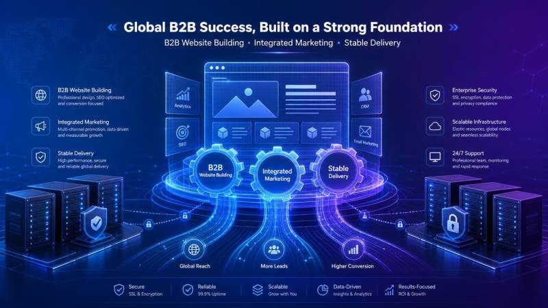Comment choisir un prestataire de création de sites B2B pour le commerce extérieur de manière fiable