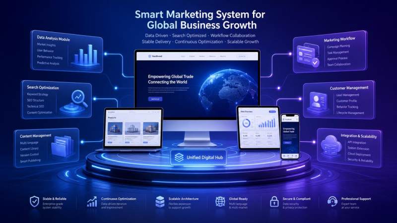 Comment évaluer si un fournisseur de systèmes de marketing pour le commerce extérieur a une capacité de livraison