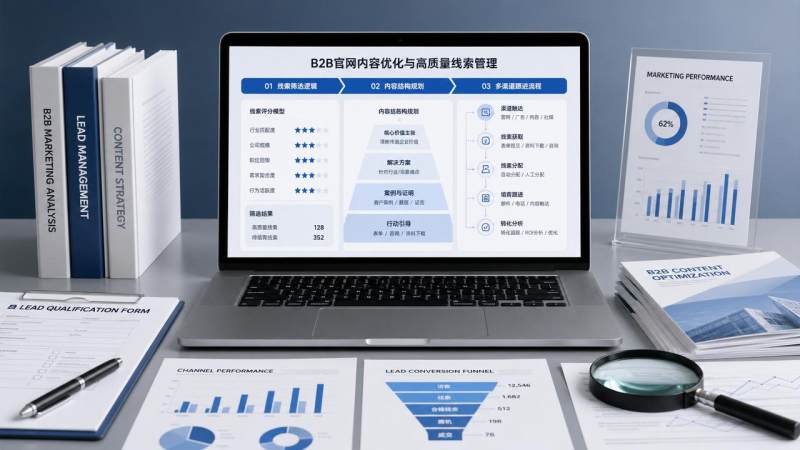 Le marketing B2B doit-il passer du trafic à la qualité des leads ? Le contenu du site officiel et les mécanismes de relance sont essentiels
