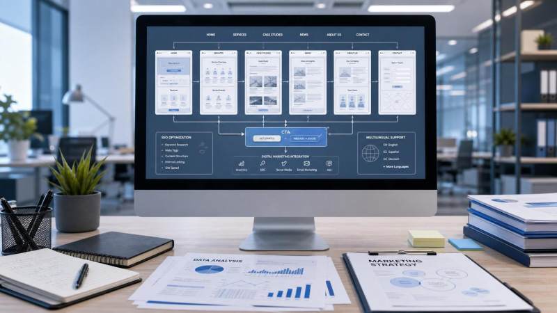 Comment construire un site web de marketing numérique optimisé pour le SEO ? Analyse des catégories, du contenu et des parcours de conversion