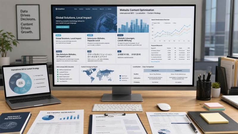 Pourquoi l'optimisation SEO internationale doit-elle s'appuyer sur du contenu localisé ? Axes pour améliorer le classement dans plusieurs pays