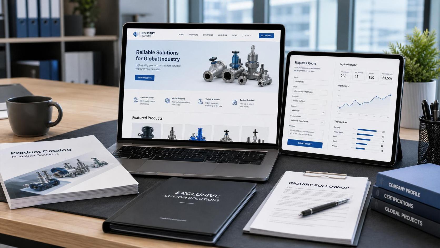 De quelles fonctionnalités un site indépendant pour le commerce extérieur a-t-il besoin?Explication point par point de la présentation des produits au suivi des demandes De quelles fonctionnalités un site indépendant pour le commerce extérieur a-t-il besoin?Explication point par point de la présentation des produits au suivi des demandes