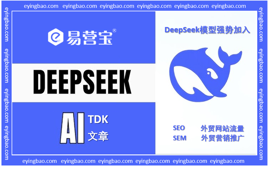 ¡Un gran avance en la creación de sitios web con IA! El creador de sitios web inteligente YiYingBao Cloud se asocia con DeepSeek. ¿Está listo su sitio web de comercio exterior?
