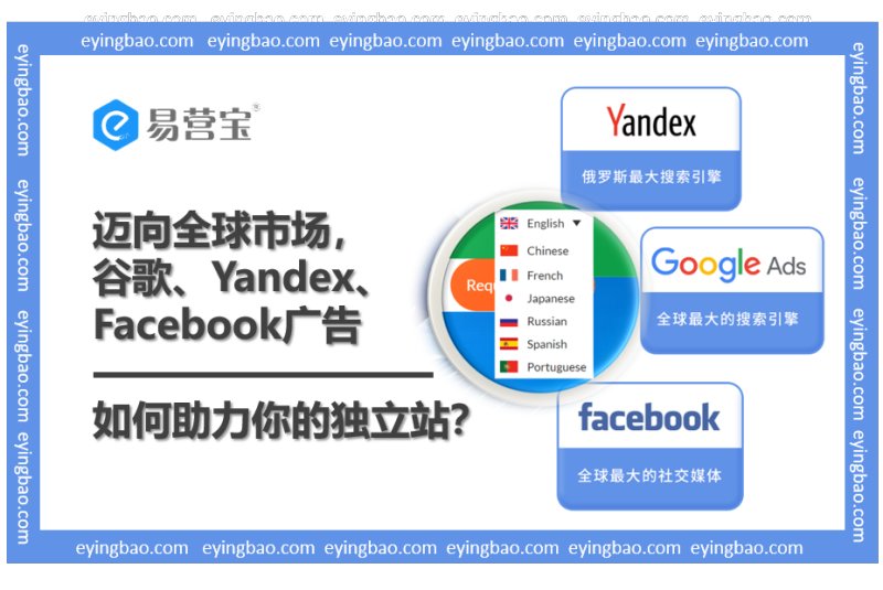 Con Google, Yandex y Facebook trabajando en conjunto, ¿puede su sitio web conquistar el mercado global?