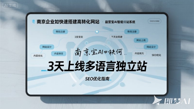 ¿Cómo pueden las empresas en Nanjing construir rápidamente un sitio web? Por favor, guarda esta guía